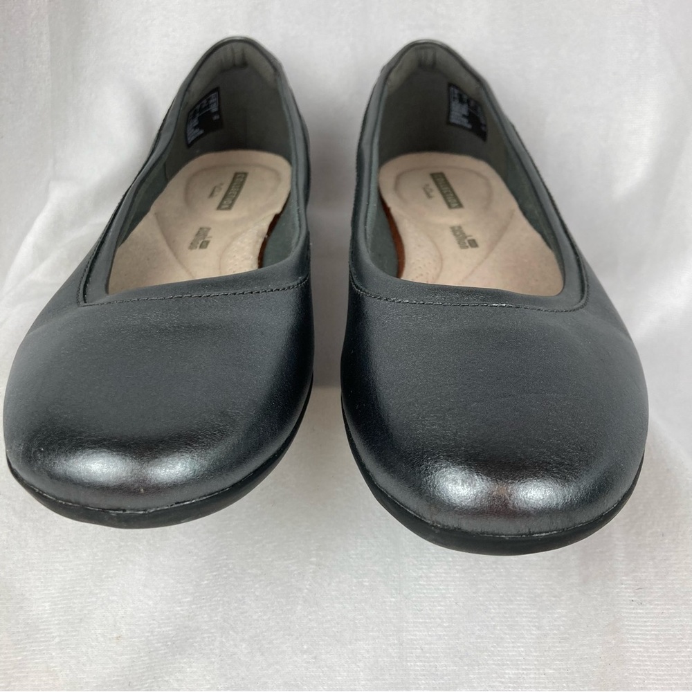 Collection by Clarks Gracelin Mara Pewter Silver Ballet Flats Women Size 7 - Picture 4 of 9
